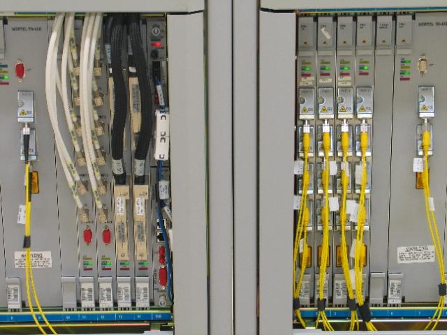 Fiber routing - converging SDH cityrings